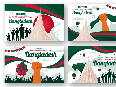 12 Bangladesh Independence Day Illustration