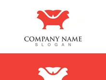 Chair furniture logo image creative design modern vector template