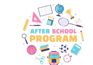 10 Students After School Illustration
