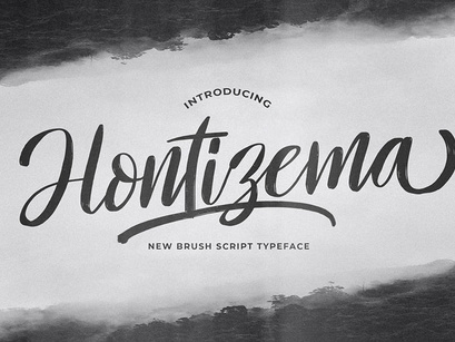 Hontizema - Handwritten Font