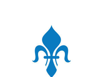 Fleur de lis vector icon preview picture