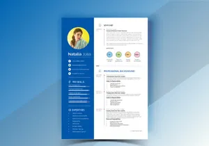 Professional Vibrant Creative Resume Design