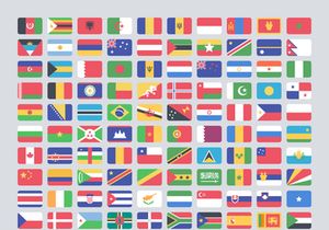 Flat Flags Freebie