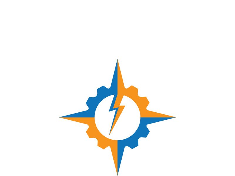 Compass logo template vector icon illustration design