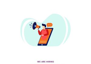 We are hiring illustraton concept
