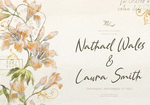 Single Whimney | Handwritten Script