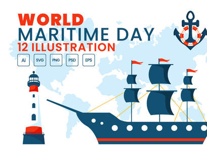 12 World Maritime Day Illustration