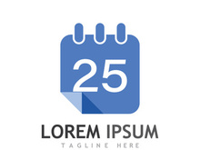 Calendar logo design.