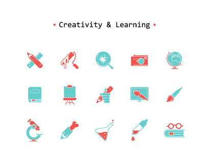 Art & Learning Free Icon Set