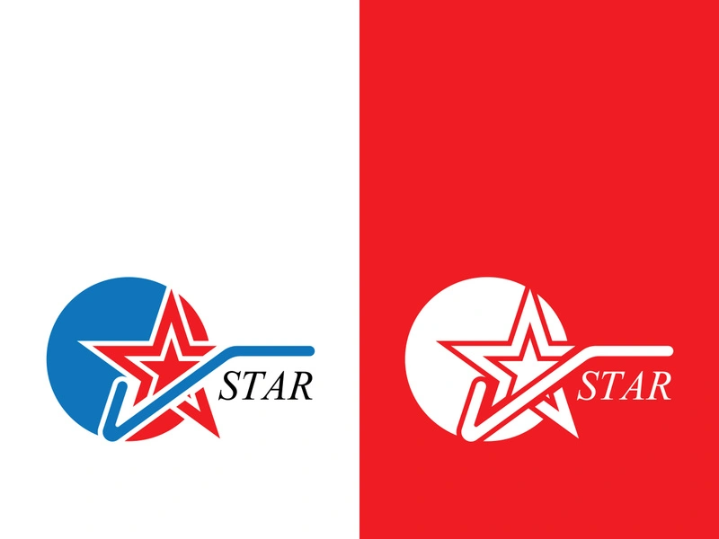 Star icon template vector illustration design