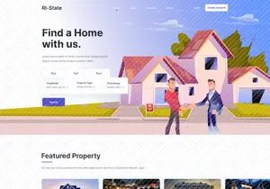 Template Figma Real Estat