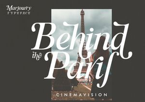 Marjourry modern serif display font