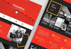 SolarBox Landing Page - Figma Freebie