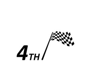 Race flag logo