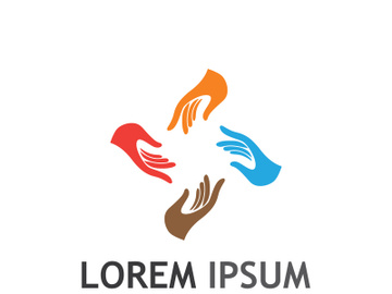 People social community logo design with creative idea preview picture