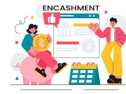 10 Banking Encashment Illustration