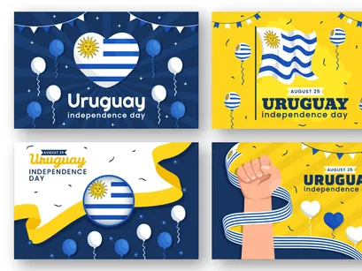 15 Happy Uruguay Independence Day Illustration