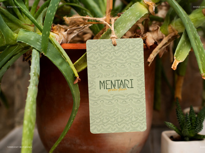 Verdant Botanika | Hand Drawn Script Font Duo