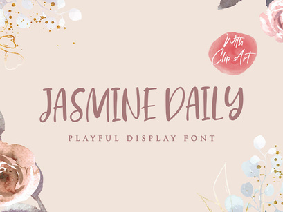 Jasmine Daily - Playful Display Font
