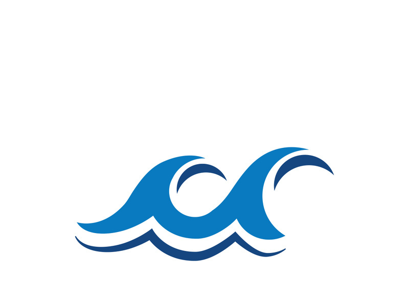 Water wave icon