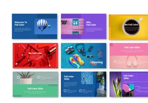 Full Color - Multipurpose Powerpoin Template