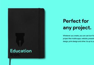 50 Education Glyph Icon