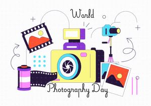 10 World Photography Day Illustration