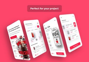 Energy Drink Store App Design