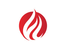 Fire Flame Logo design vector template