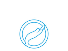 hand care logo and symbol vector