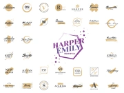 beauty fashion logo template