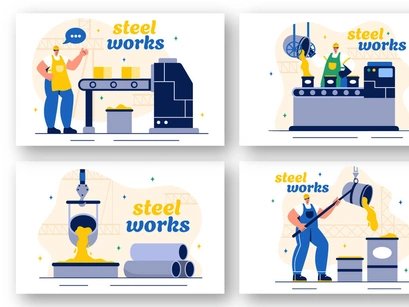 14 Steelworks Illustration