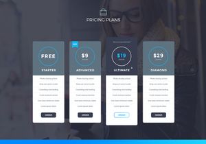 Quadro App - Mobile App PSD Template