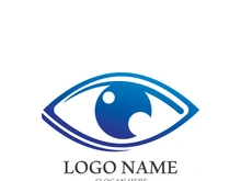 Branding identity corporate eye care vector logo design