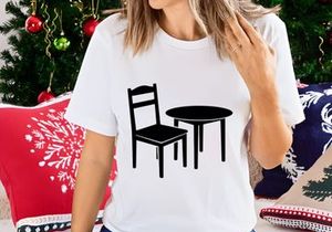 Chair and round table set