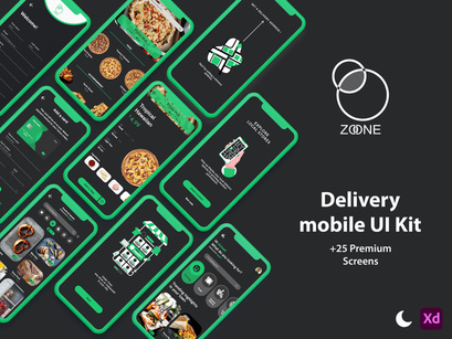 ZONE delivery App UI Kit