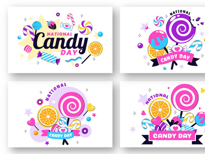 10 National Candy Day Illustration
