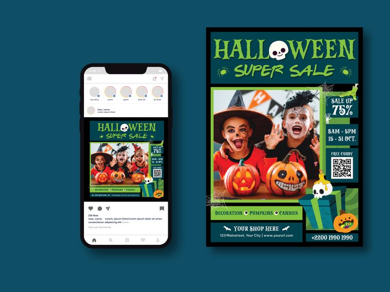 Halloween Sales Flyer