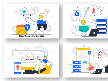 10 Cloud Computing Illustration