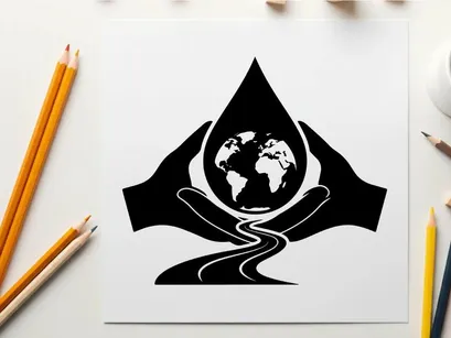 ilustración vectorial de conectividad global manos sosteniendo la tierra