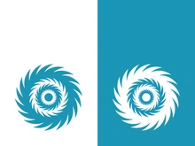 vortex vector illustration icon logo template design