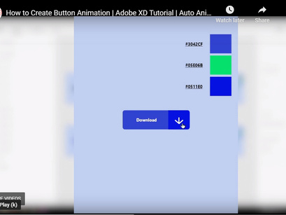 Download Button Animation Tutorial (with XD file)