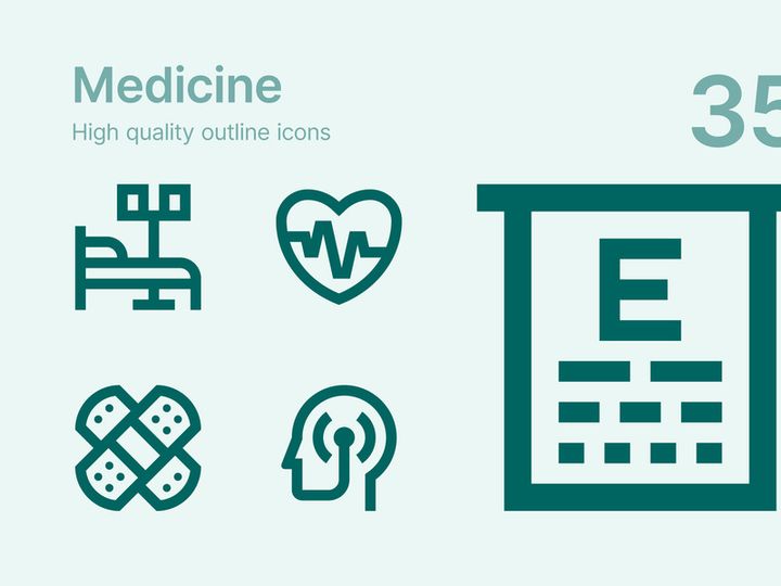 Medicine icons