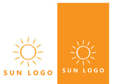 Creative and unique sun logo design.