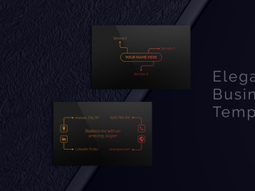 Elegant Modern Business Card Template preview picture