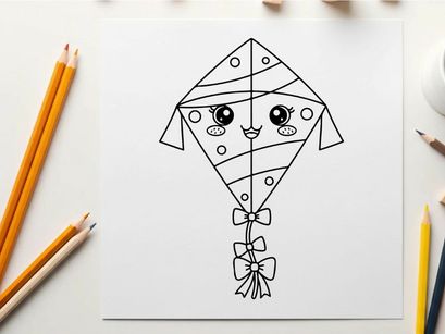 Cute robot face with bow vector illustration flat design