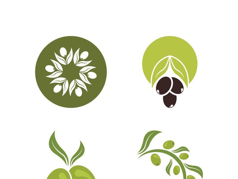 olive icon vector illustration design template