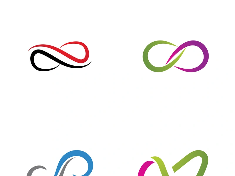 Infinity Design Vector icon illustration Logo template design