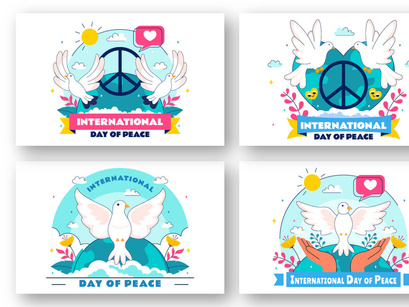 10 International Peace Day Illustration