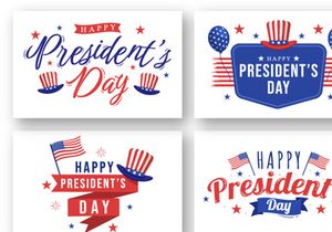 19 Happy Presidents Day Illustration